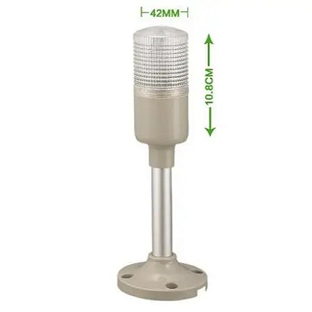 Sinalizador Giratório Tipo Giroflex Modelo: TB42-RGYT-D(J)