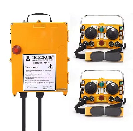 Controle Remoto Telecontrol Modelo: F24-60 Com 2 Controles Remotos.