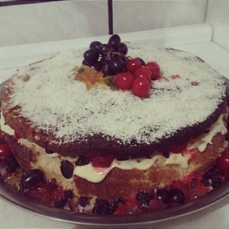 Bolo caseiro de aniversário 2