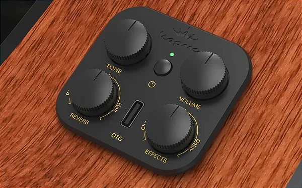 Captador de violão com efeitos Kepma K10 Pro