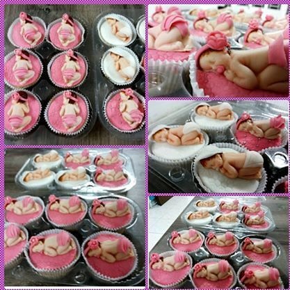 Cupcake de chocolate - Tema Bebe
