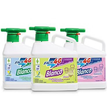 Fácil Blanco 4G Desinfetante FRESH rende 200 litros