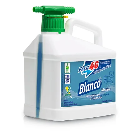 Desinfetante Blanco 4G Marine rende até 200 litros