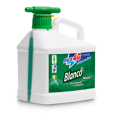 Desinfetante Blanco 4G Nature rende até 200 litros