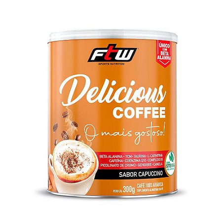 FTW DELICIOUS COFFEE - 300G - SABOR CAPPUCCINO