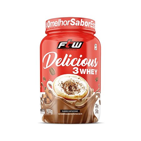 FTW DELICIOUS 3WHEY CAPUCCINO 900g