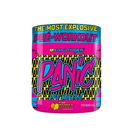 PANIC PRE WORKOUT MANGA COM LARANJA 300G - SUPER CONCENTRADO ADAPTOGEN