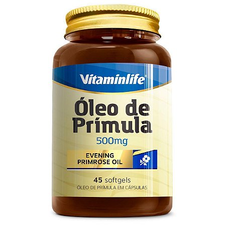 ÓLEO DE PRÍMULA 500MG 45CAP VITAMINLIFE