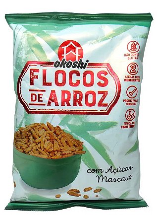 FLOCOS DE ARROZ DOCE 50G HIKAGE OKOSHI