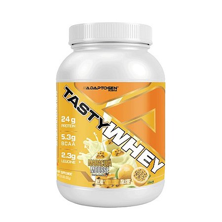 TASTY WHEY 900G MARACUJÁ MOUSSE ADAPTOGEN