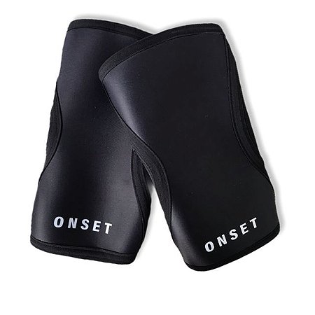 JOELHEIRA CROSS ONSET FITNESS 7 MM - BLACK - TAMANHO G