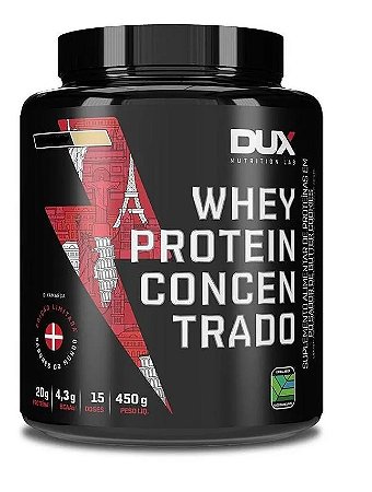 WHEY PROTEIN CONCENTRADO SABORES DO MUNDO DUX 450G - CREME BRULÈE