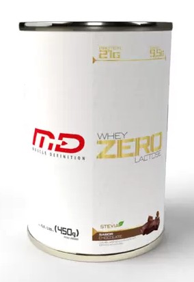 MD WHEY ZERO LACTOSE 450G CHOCOLATE COM STÉVIA