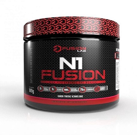 MD N1 FUSION PRE WORKOUT FRUTAS VERMELHAS 189G