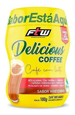 FTW DELICIOUS COFFEE - 100G - SABOR WHEYZINHO