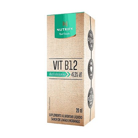 NT VITB12 LÍQUIDA - 20 ML - SABOR LIMÃO E MORANGO