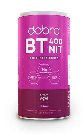 DOBRO BT NITRATO PRÉ E INTRA TREINO SABOR AÇAÍ 450G