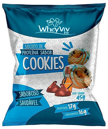 WHEYVIVI BISCOITO PROTEICO DE COOKIES 45G