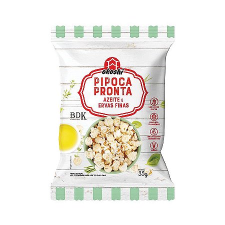 PIPOCA PRONTA AZEITE E ERVAS FINAS35G HIKAGE OKOSHI