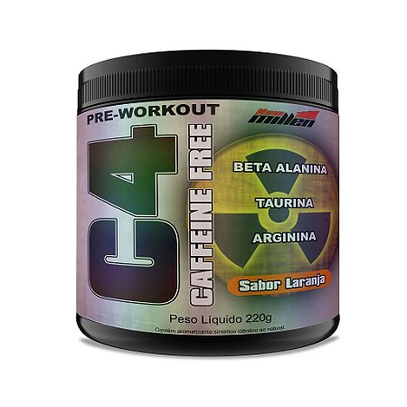 C4 CAFFEINE FREE LARANJA 220G