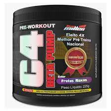 C4 BETA PUMP PRE WORKOUT FRUTAS ROXAS 225G