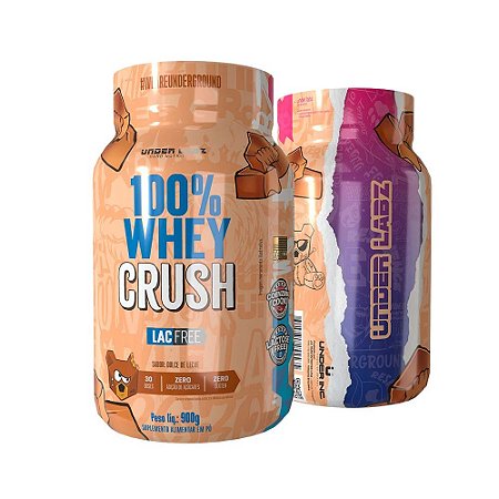 100% WHEY CRUSH 900G DULCE DE LECHE
