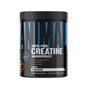 ANIMAL 100% PURE CREATINE MONOHYDRATE POWDER SABOR NEUTRO 200G - UNIVERSAL