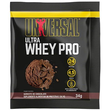 SACHÊS ULTRA WHEY CHOCOLATE 34G UNIVERSAL