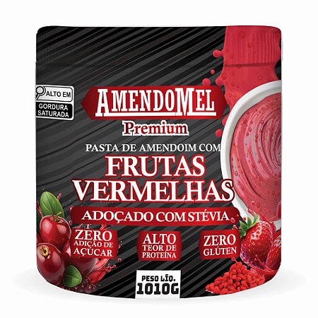 AMENDOMEL FRUTAS VERMELHAS COM STÉVIA