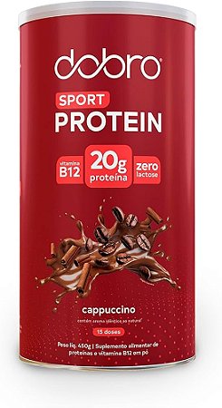 DOBRO SPORT PROTEIN SABOR CAPPUCCINO 450G