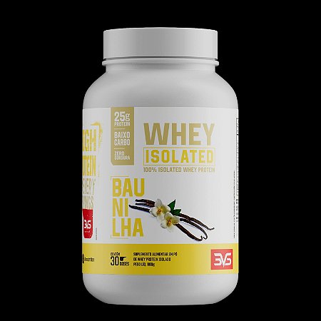 100% WHEY ISOLADA 3VS BAUNILHA