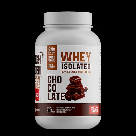 100% WHEY ISOLADA 3VS CHOCOLATE