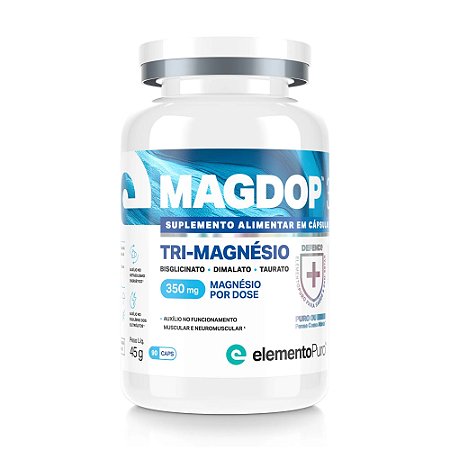 MAGDOP TRI MAGNÉSIO 90 CÁPSULAS