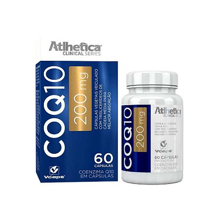 COENZIMA - COQ 10 200MG ATLHETICA NUTRITION (60 CÁPSULAS)