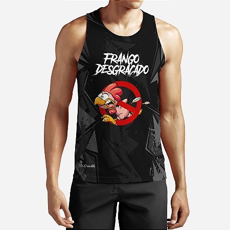 REGATA FRANGO DESGRAÇADO DRY FIT TAM M