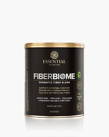 FIBER BIOME NEUTRO LATA 300G 30DS ESSENTIAL NUTRITION