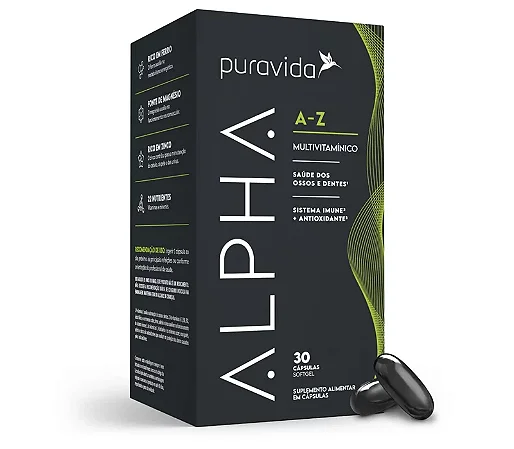 ALPHA A-Z MULTIVITAMÍNICO PURA VIDA 30CAP