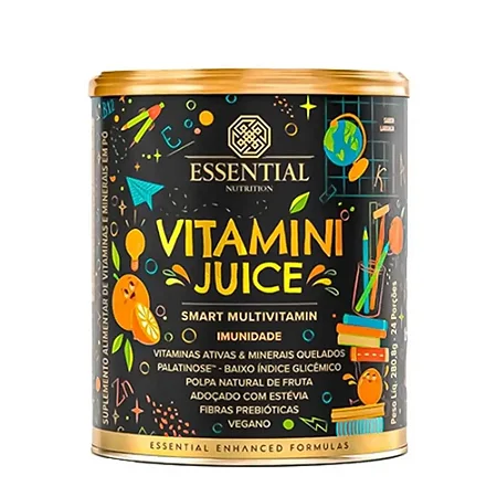 VITAMINI JUICE LARANJA 280,8G / 24 DOSES - ESSENTIAL NUTRITION
