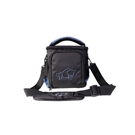 BOLSA TÉRMICA NEW BIZON PRETO/AZUL MARINHO