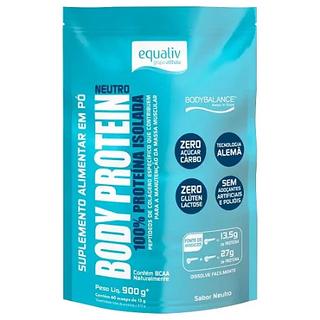 BODY PROTEIN NEUTRO 900G POUCH EQUALIV