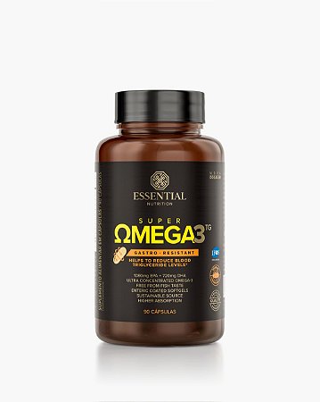 SUPER OMEGA-3 TG GASTRO-RESISTANT 90 CAP 45 DOSES - ESSENTIAL NUTRITION
