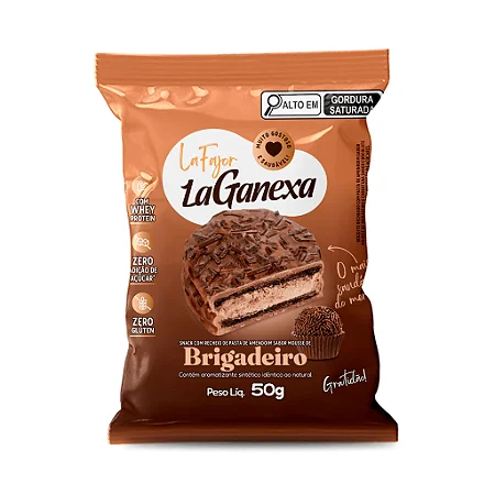 LAFAJOR LA GANEXA BRIGADEIRO COM WHEY PROTEIN 50G