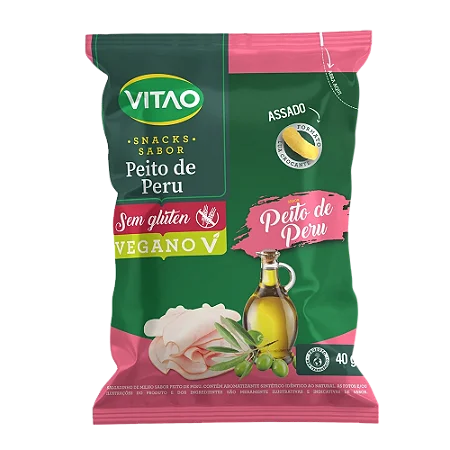 SNACK INTEGRAL PEITO DE PERU 40G VITAO