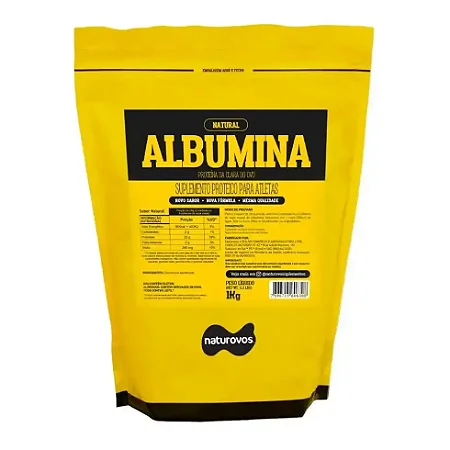 ALBUMINA NATUROVOS 1KG NATURAL
