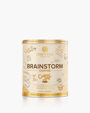 BRAINSTORM COFFEE CARAMEL LATTE 274G ESSENTIAL NUTRITION - 20 DOSES