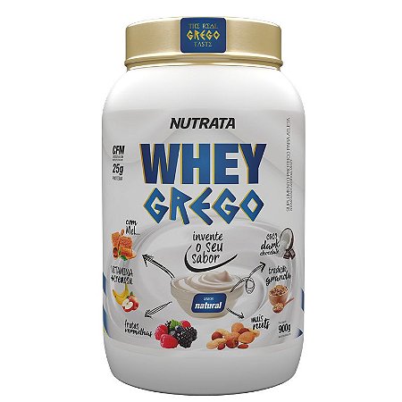 WHEY GREGO 900G NATURAL NUTRATA