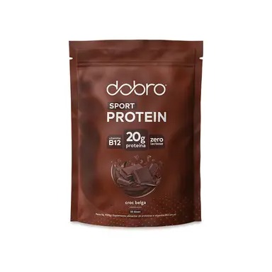 DOBRO SPORT PROTEIN CROC BELGA POUCH 900G