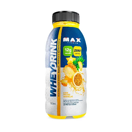WHEY DRINK 300ML FRUTAS AMARELAS MAX TITANIUM