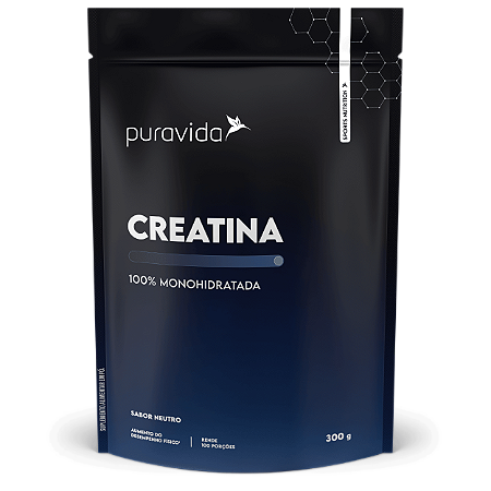 CREATINA 100% MONOHIDRATADA 300G PURA VIDA