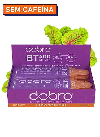 DOBRO GEL BT NITRATO SABOR LARANJA E MORANGO 30G